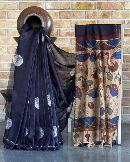 Akshara linen digital print Saree dealers in Ahmedabad